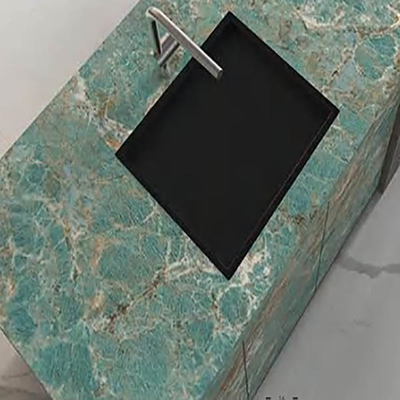 Living Room Slab Wall Slab Amazon Green Marble Slab 1600x2700mm Size, Ideal For Creating Serene And Refreshing Spaces
